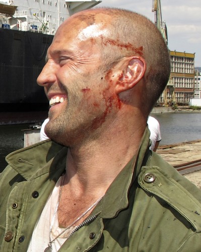 Jason Statham na planie  'Expendables 3'