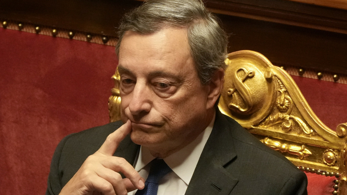 Włosi zdymisjonowali premiera Draghiego. Teraz błagają, żeby wrócił