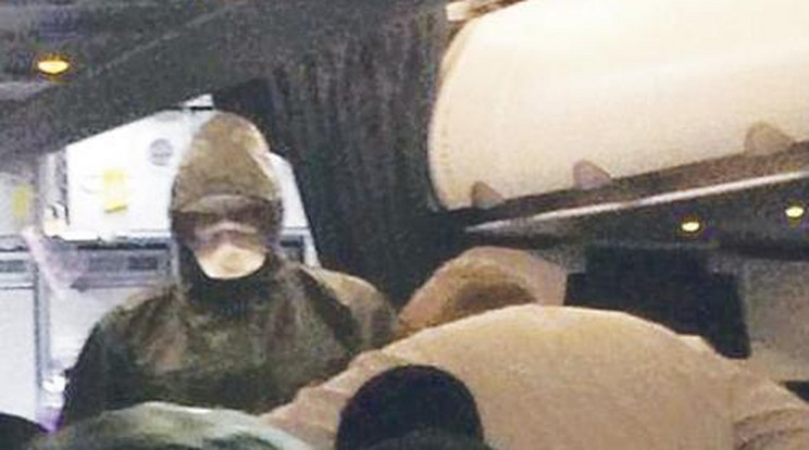 Ebola-pánik a repülőgépen