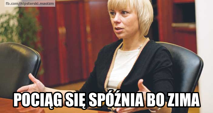 Elżbieta Bieńkowska. MEMY (źródło: Facebook.com/HipsterskiMaoizm)