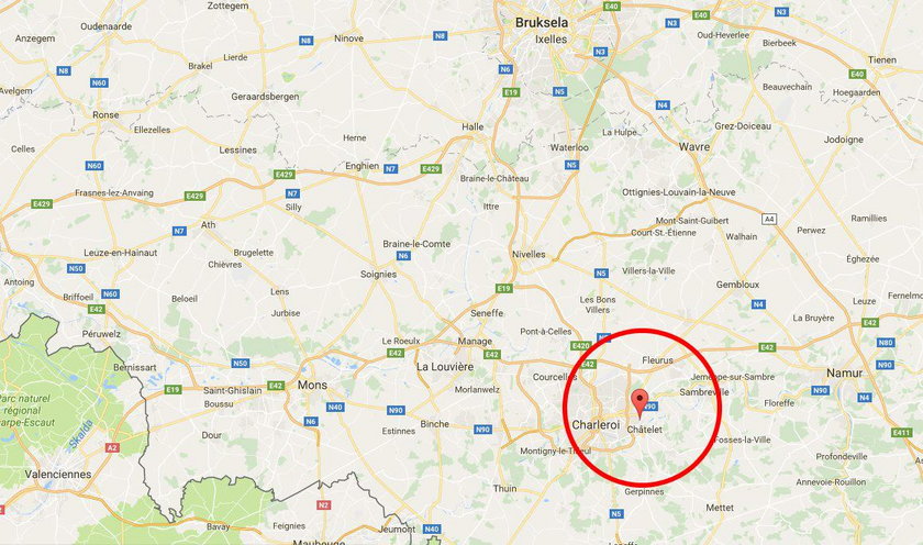 Do napadu doszło 50 km na południe od Brukseli