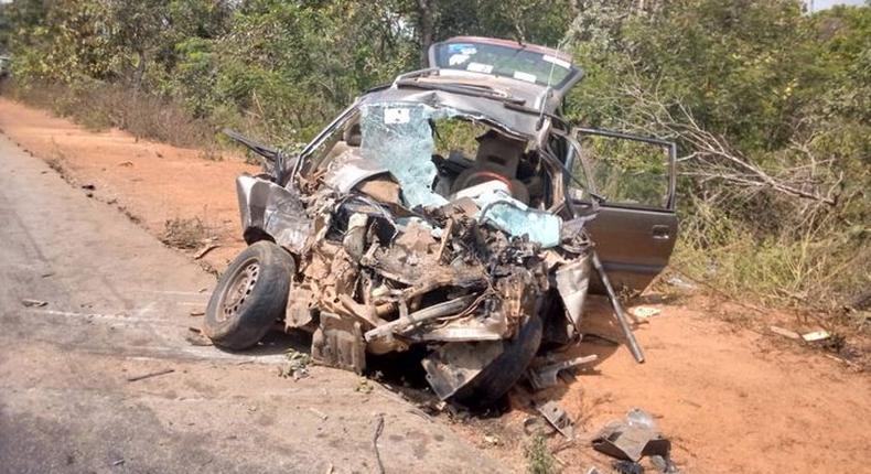 File photo: Car involved in road accident