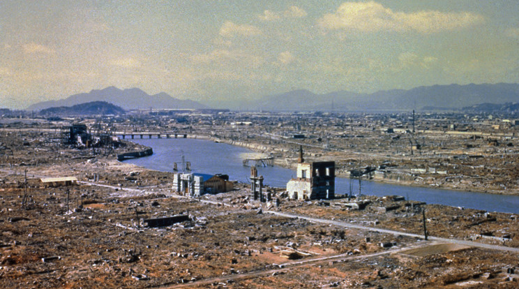 Hirosima 1945-ben, az atomtámadás másnapján /Fotó: AFP