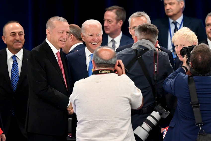 Redžep Tajip Erdogan i Džo Bajden na samitu NATO