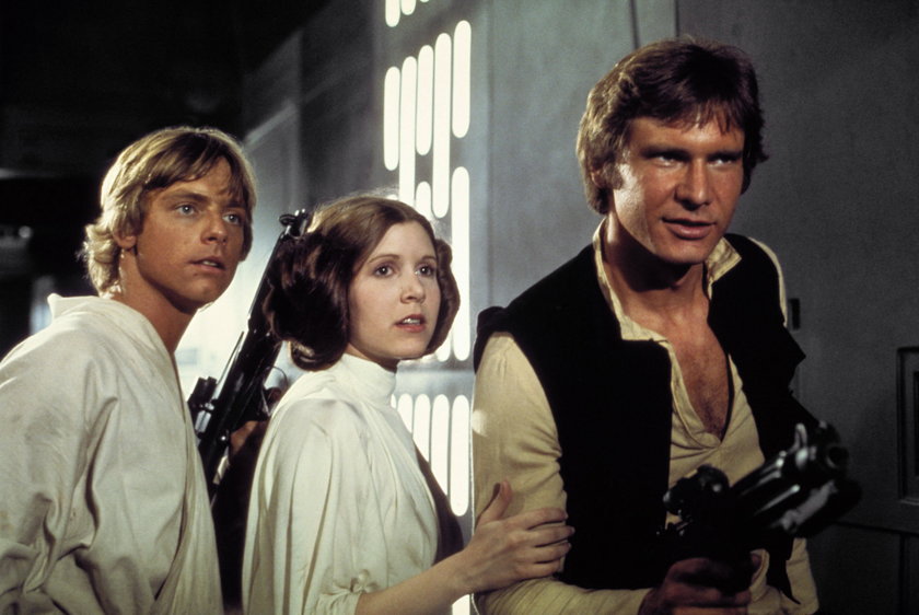 Mark Hamill, Carrie Fisher i Harison Ford