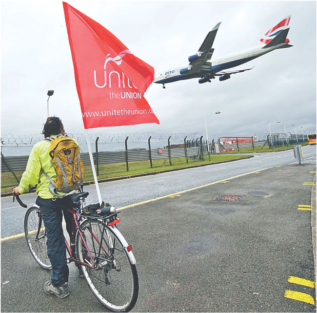 Związki zawodowe zapowiadają następny strajk w British Airways na 27 marca Fot. AP