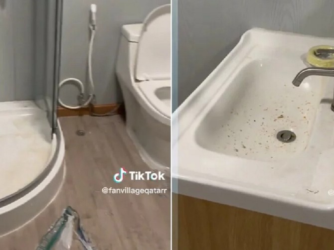 Platili noćenje u Kataru 23.000 dinara, šokirali se kad su videli šta ih je dočekalo  foto: screenshot/TikTok