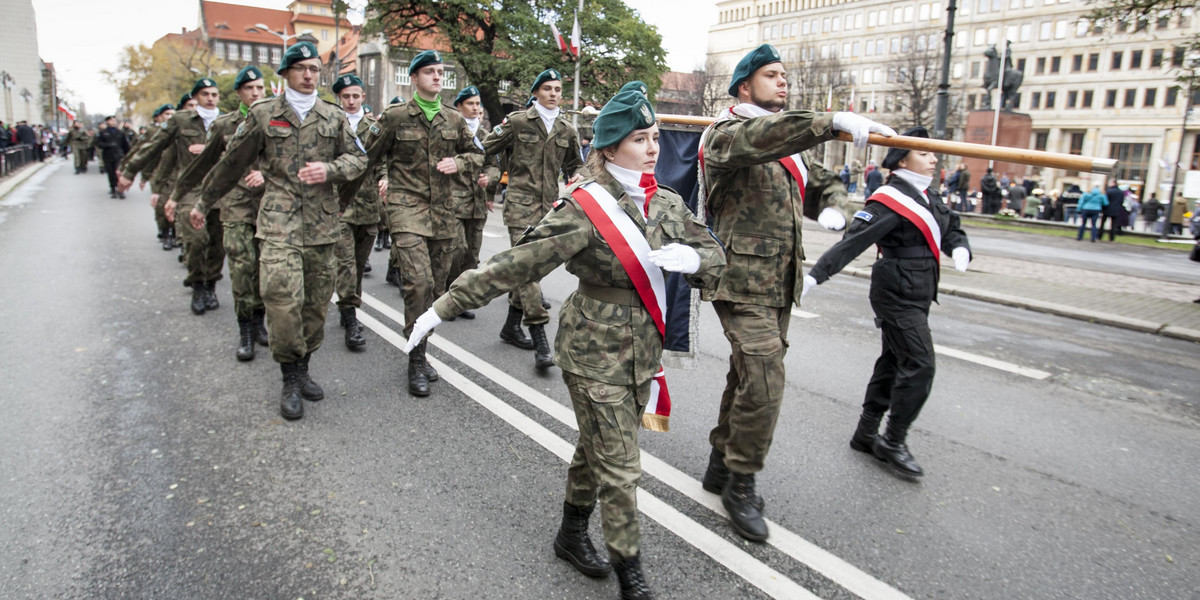 Katowice. Święto niepodległości 11 listopada 2017