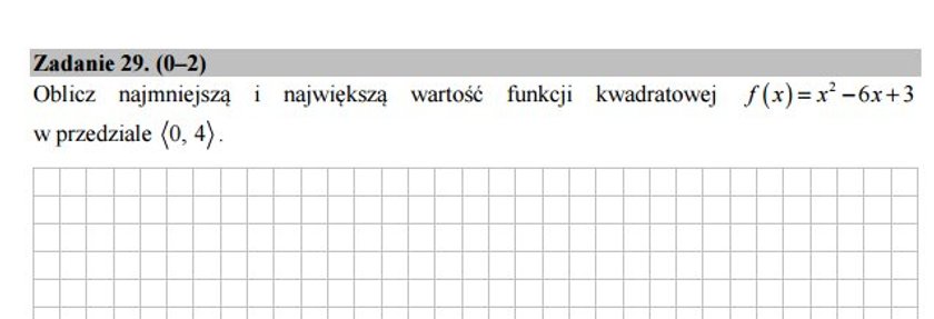 Arkusz egzaminacyjny - matematyka, poziom podstawowy