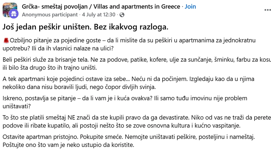 Fejsbuk objava