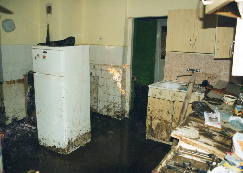 Powódź z 2001 roku zniszczyła wiele mieszkań w Gdańsku
