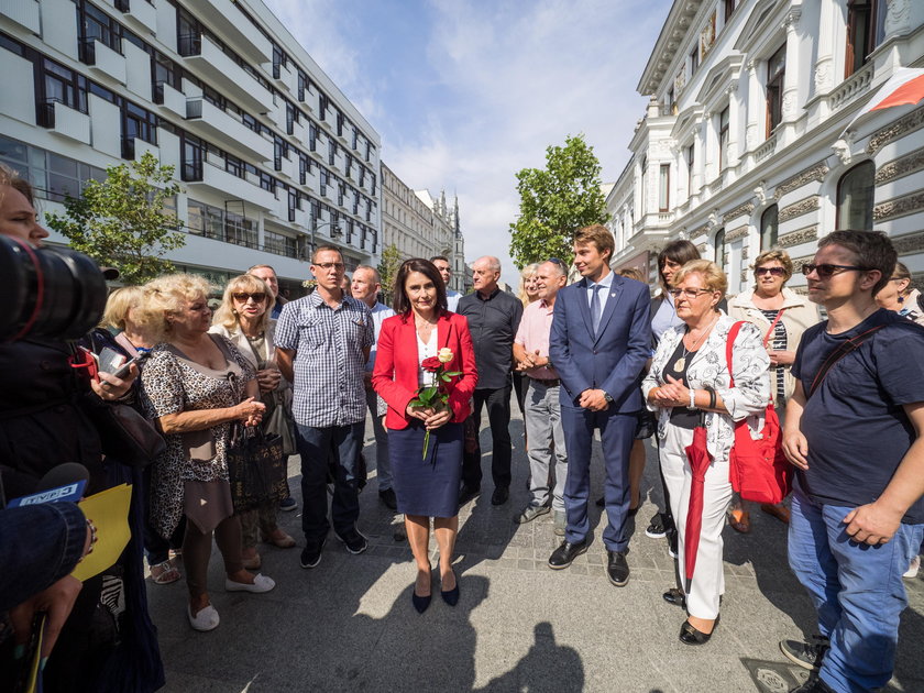 Agnieszka Wojciechowska jest siódmą kandydatką na prezydenta Łodzi