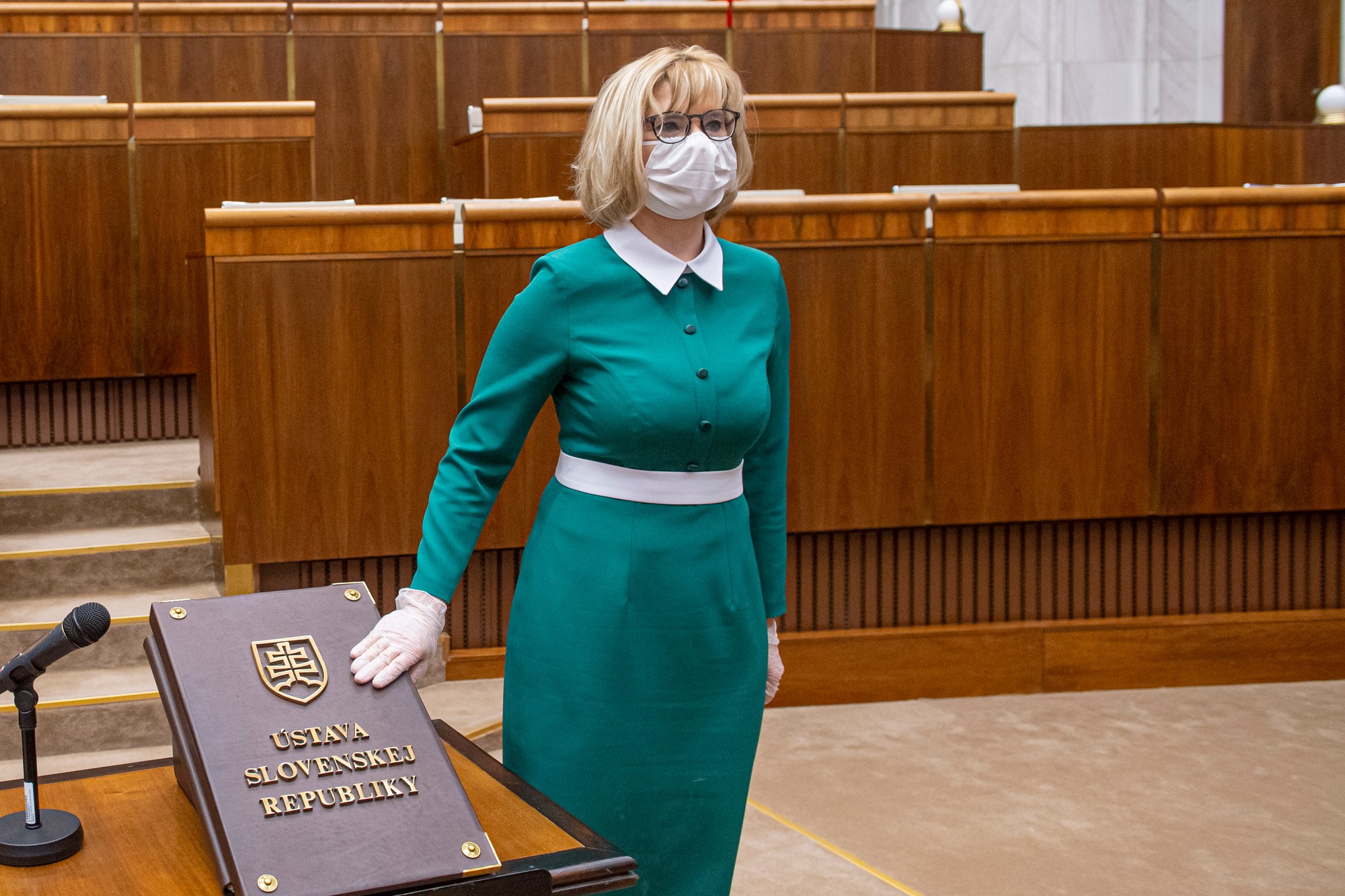 Poslankyňa Anna Mierna.