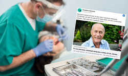 Pierwszy raz poszedł do dentysty, mając 62 lata. Miał super zdrowe zęby - tak o nie dbał