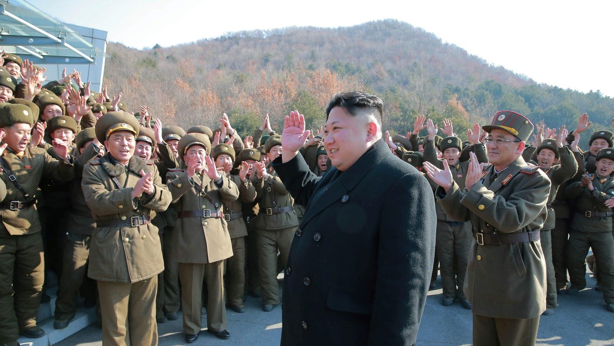 North Korean leader Kim Jong Un supervised a ballistic rocket launching drill of Hwasong artillery u