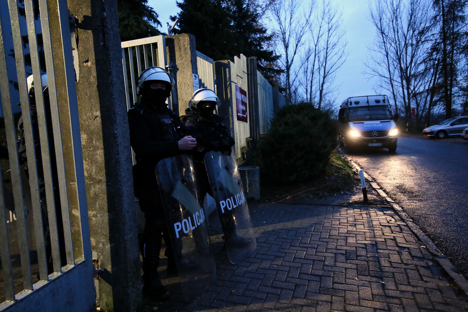 Policja gromadzi siły w Koninie