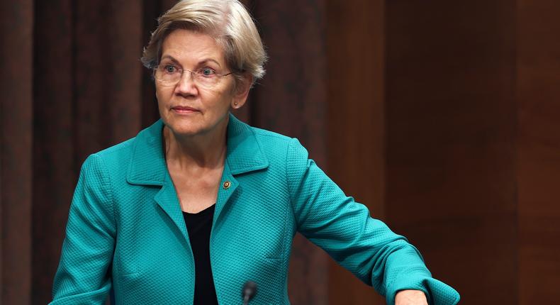 Sen. Elizabeth Warren.Kevin Dietsch/Getty Images