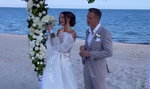 Jakub Rzeźniczak i Paulina Nowicka wzięli ślub w Miami. Do sieci trafiły zdjęcia z kameralnej uroczystości na plaży