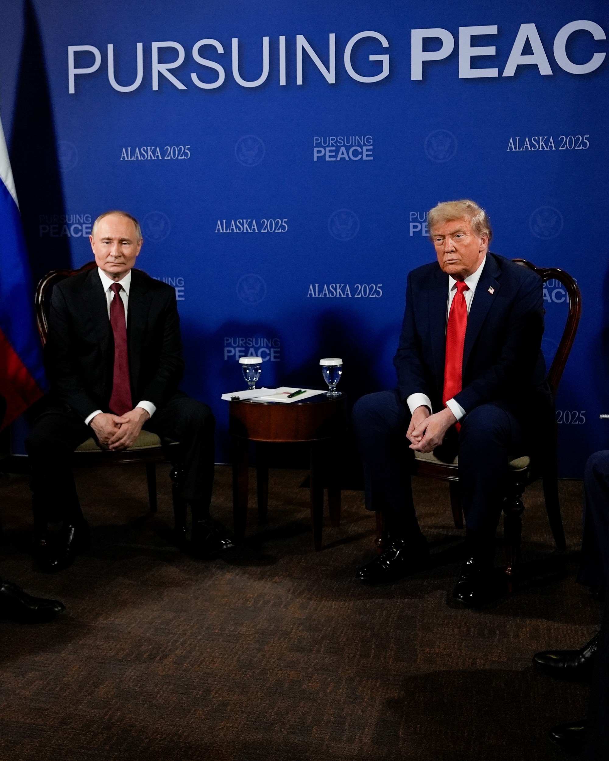 Vladimir Putin a Donald Trump.