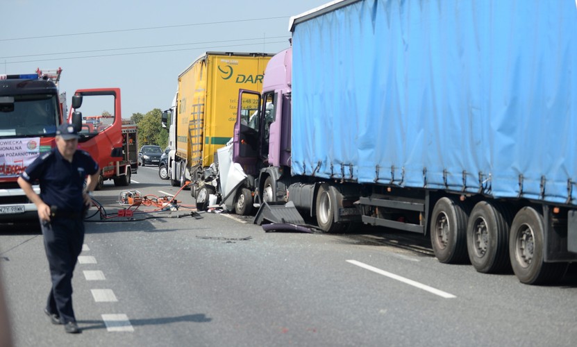 Wypadek na DK50 w Zbiroży koło Mszczonowa