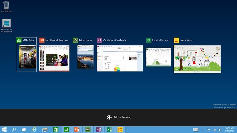 Premiera Windows 10