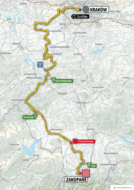 Trasa 5 Etapu Tour De Pologne 2020 Kolarstwo Sport