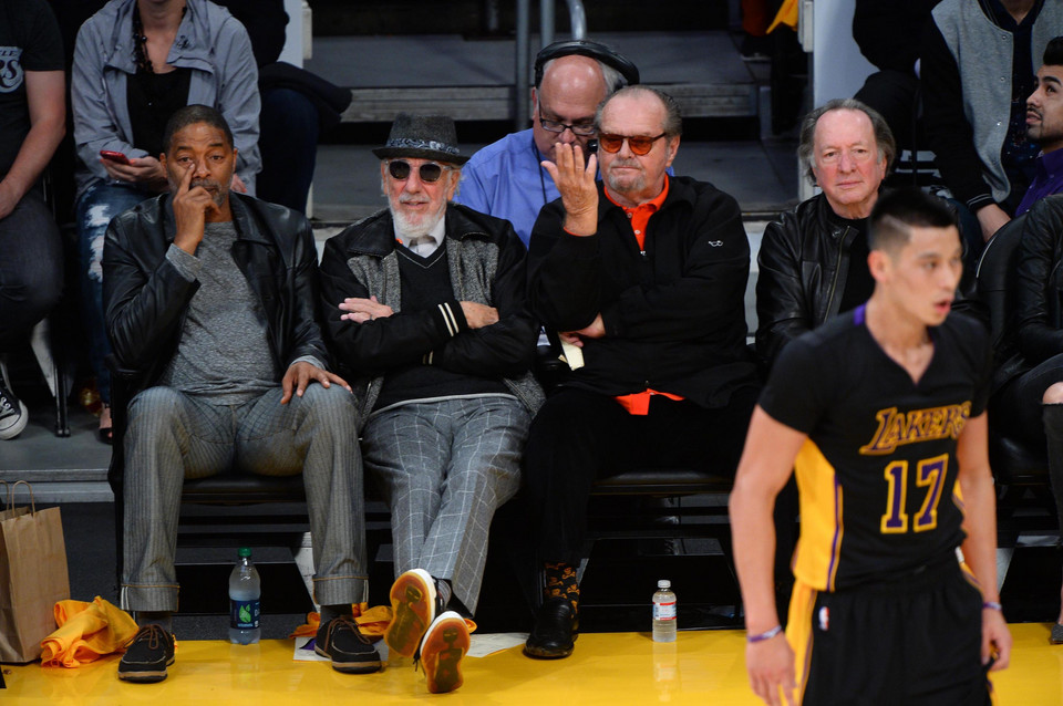 Jack Nicholson na meczu Lakersów