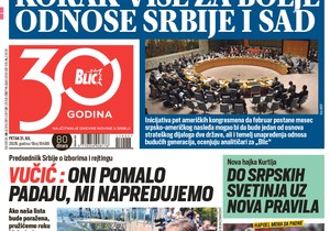 Blic naslovna strana za 31.7.