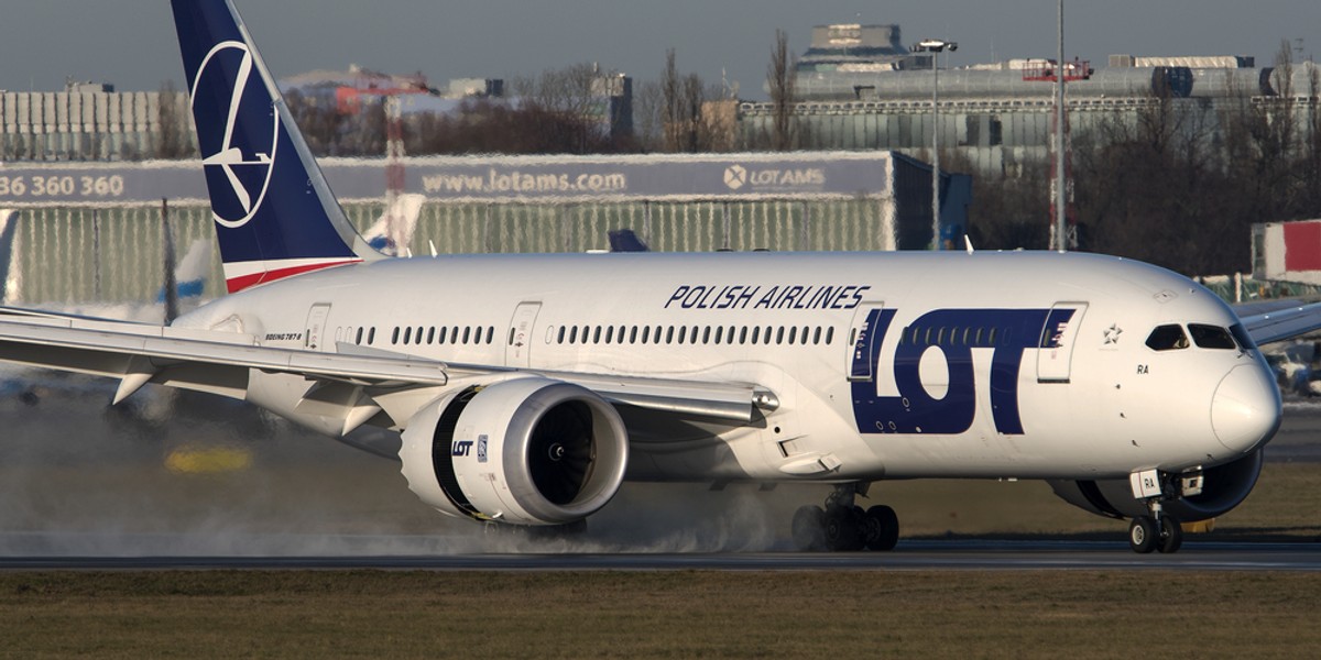 Boeing 787-8 Dreamliner to flagowy samolot PLL LOT. Obsługuje najdalsze połączenia