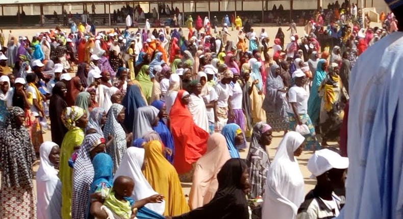 Borno Residents at Rally