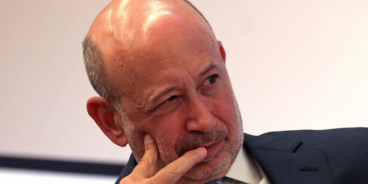 Goldman Sachs CEO Lloyd Blankfein at a panel discussion at the North American Energy Summit in New York.