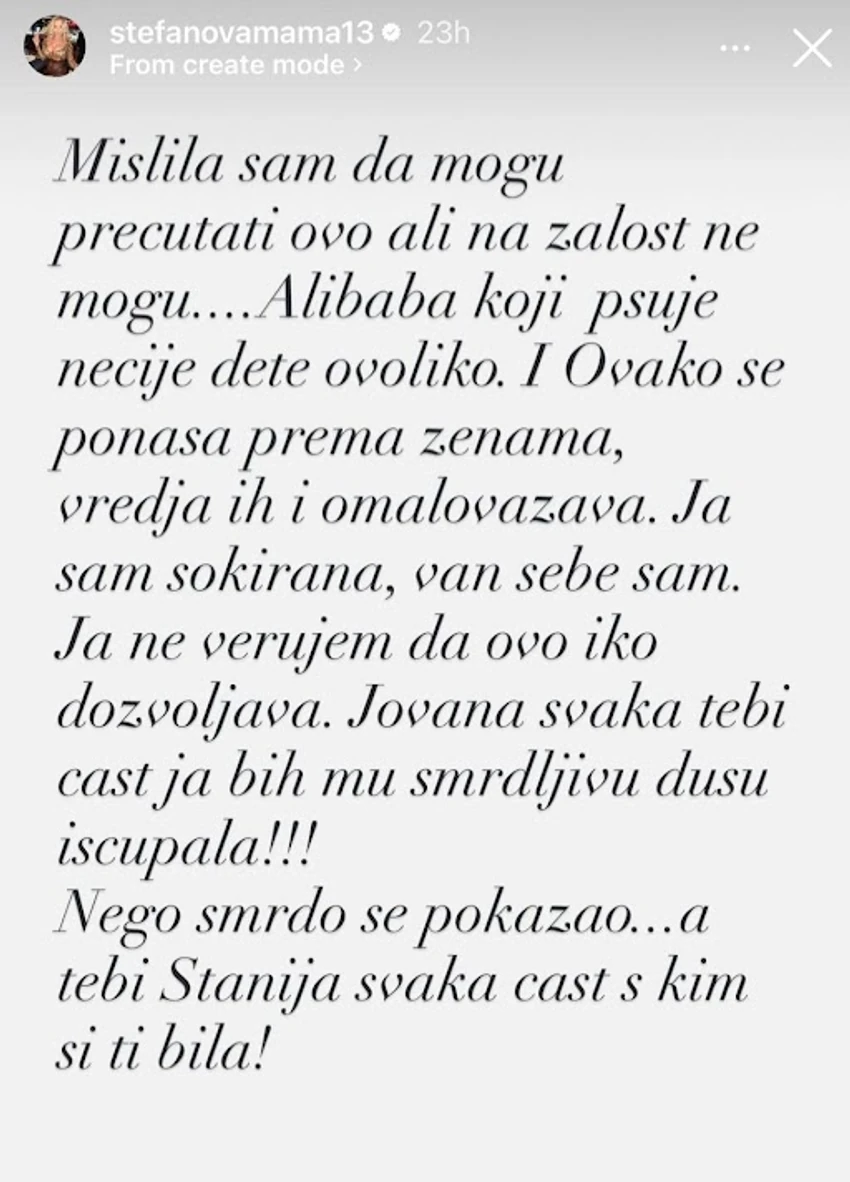 Milica Dabović se javno umešala u odnos Stanije i Asmina: "Van sebe sam, ovo ne mogu da prećutim"
