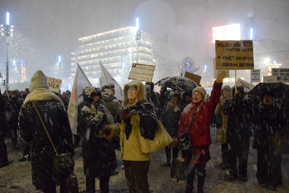 Czarny prostest Katowice 17 stycznia 2018 Fot. Pawe+é Pawlik (5)