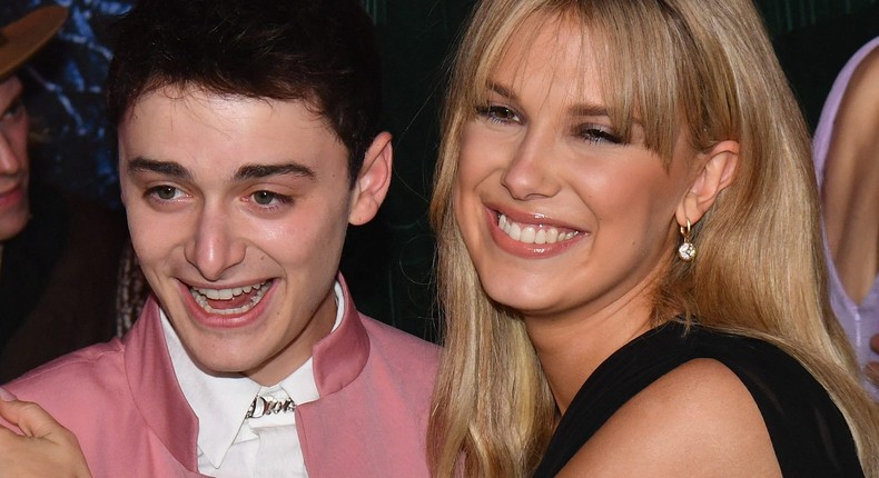 Noah Schnapp and Millie Bobby Brown in 2022.ANGELA WEISS/AFP via Getty Images