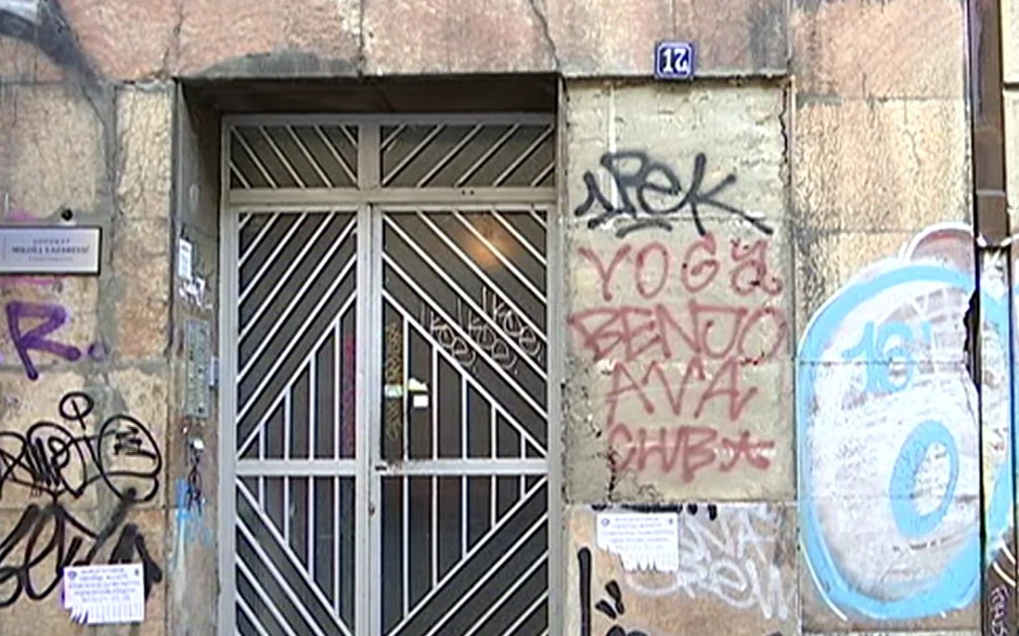 Zgrada gde su bili migranti