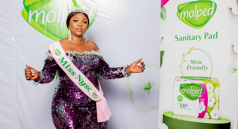 Molped Sanitary Pad sponsors Miss NYSC Lagos & Jos