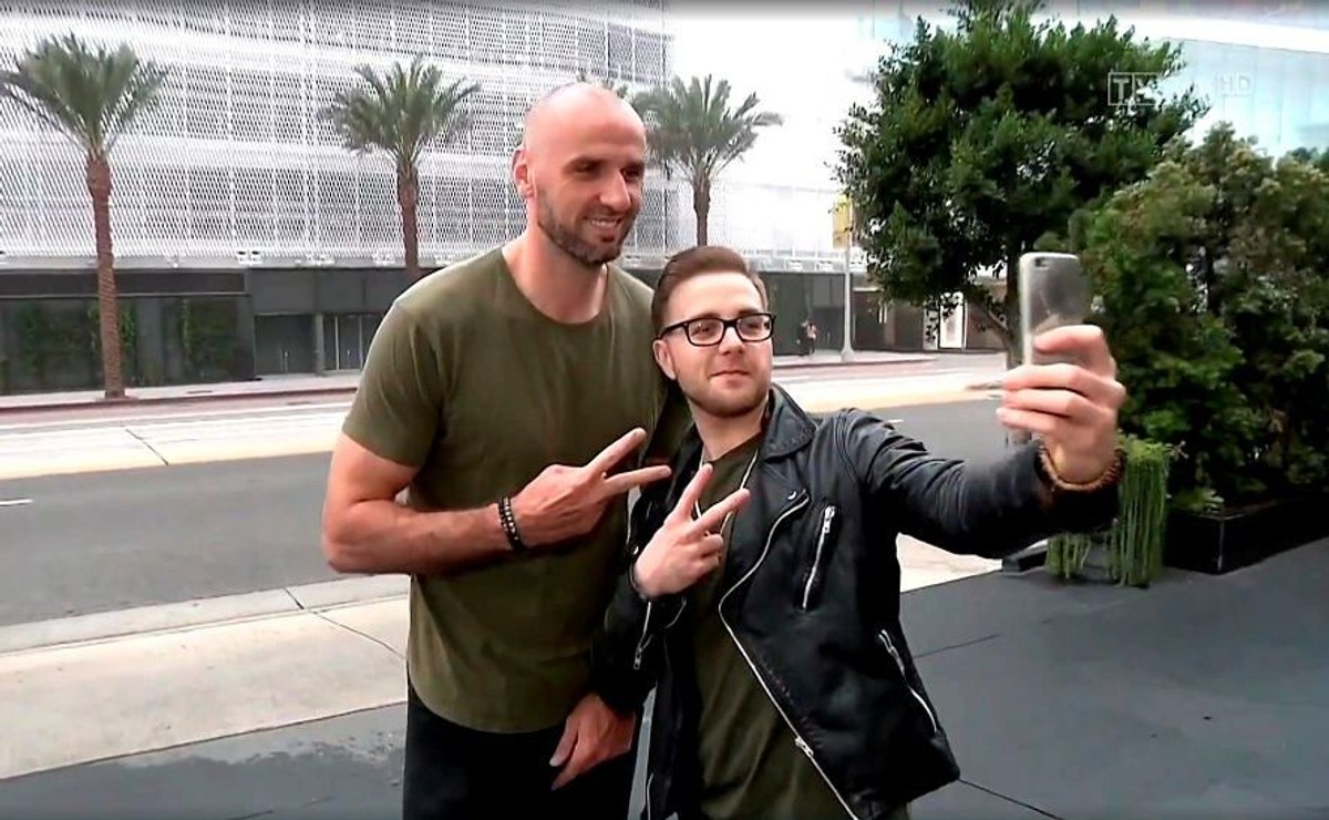 Marcin Bakalarski i Marcin Gortat / screen