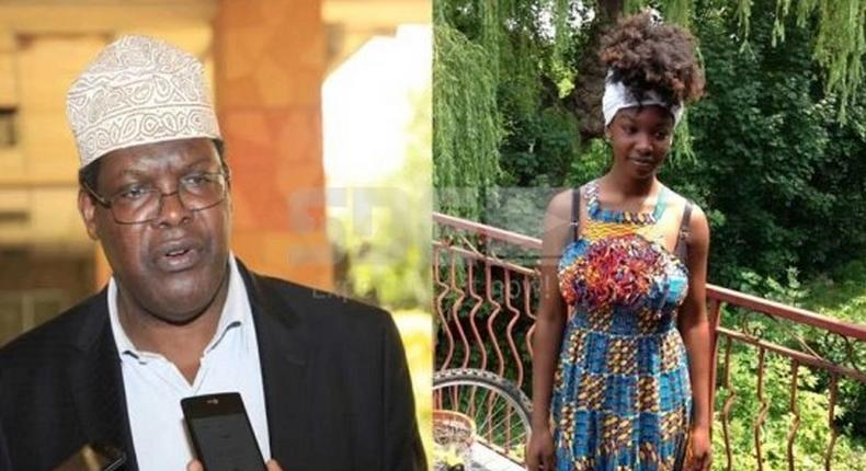 Miguna Miguna and her daughter 