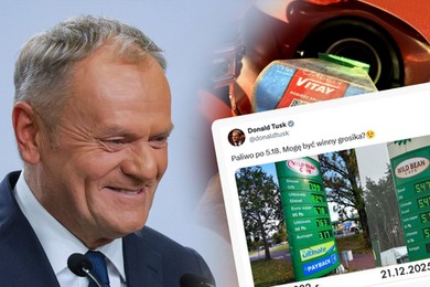 Nowy cud na stacjach, benzyna po 5,18 zł/l. Tusk: Mogę zwrócić grosika?