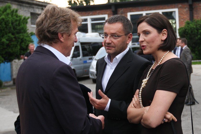 Zbigniew Boniek, Janusz Jankowiak i Joanna Mucha