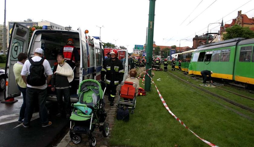 Zderzenie tramwajów w Poznaniu