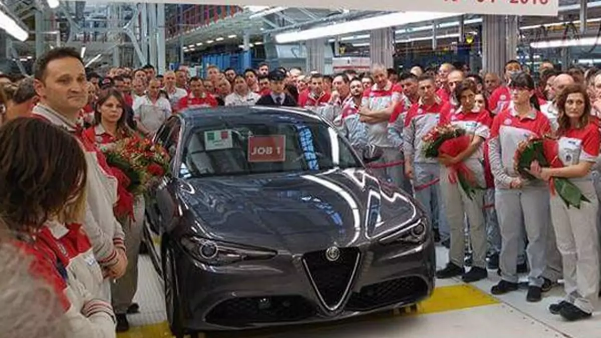 Alfa Romeo Giulia już w produkcji