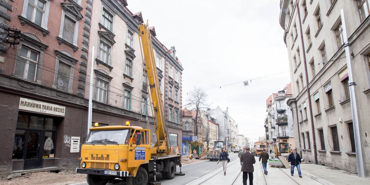 przebudowa ulicy Kosciuszki w Katowicach