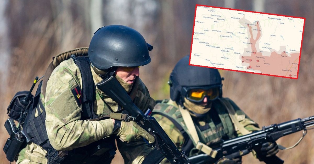 Kryzys pod Pokrowskiem! Rosyjski "widelec" wbił się w linie Ukrainy