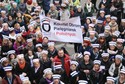 Protest pielęgniarek przed Urzędem Marszałkowskim w Gdańsku