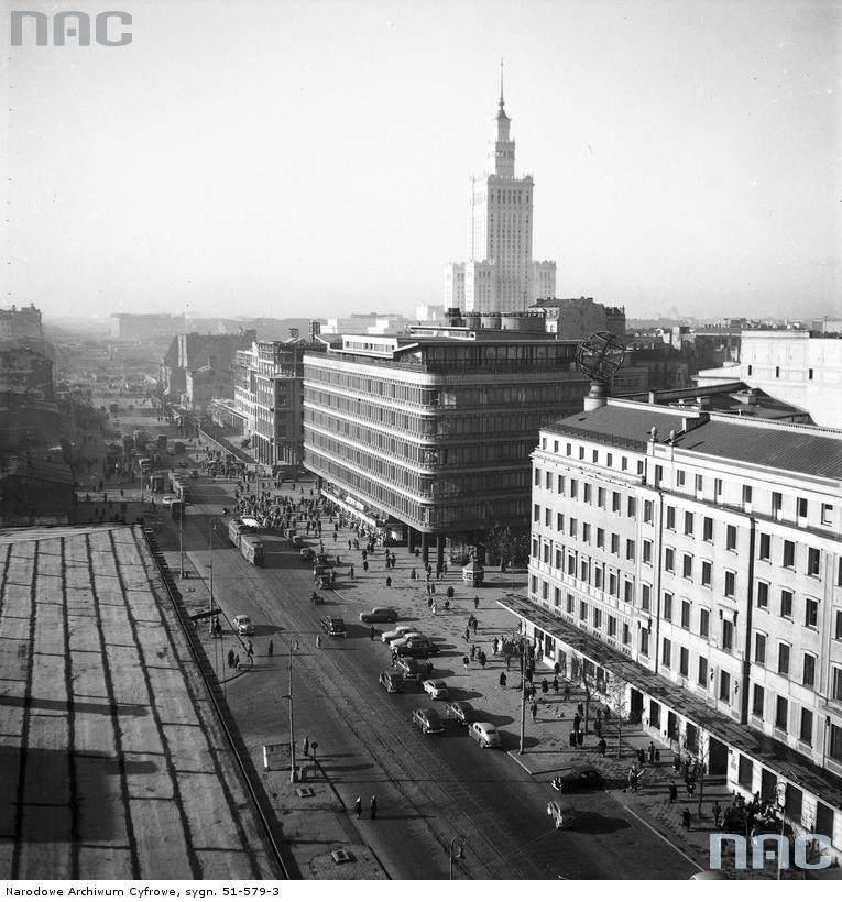 Aleje Jerozolimskie, 1955. Fot. NAC