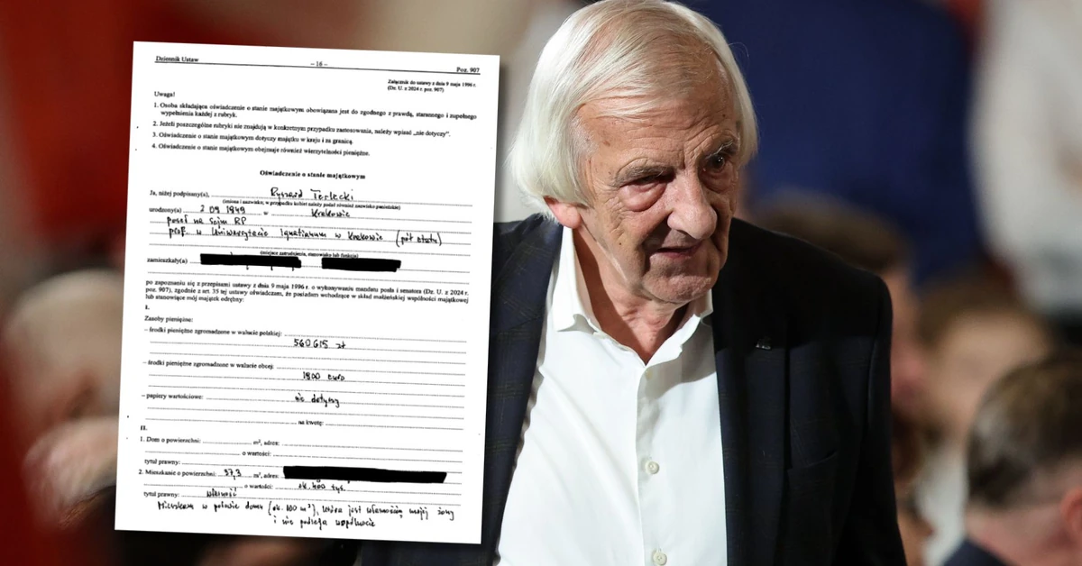 Ryszard Terlecki to emerytalny krezus. Ujawnił, ile dostaje co miesiąc z ZUS