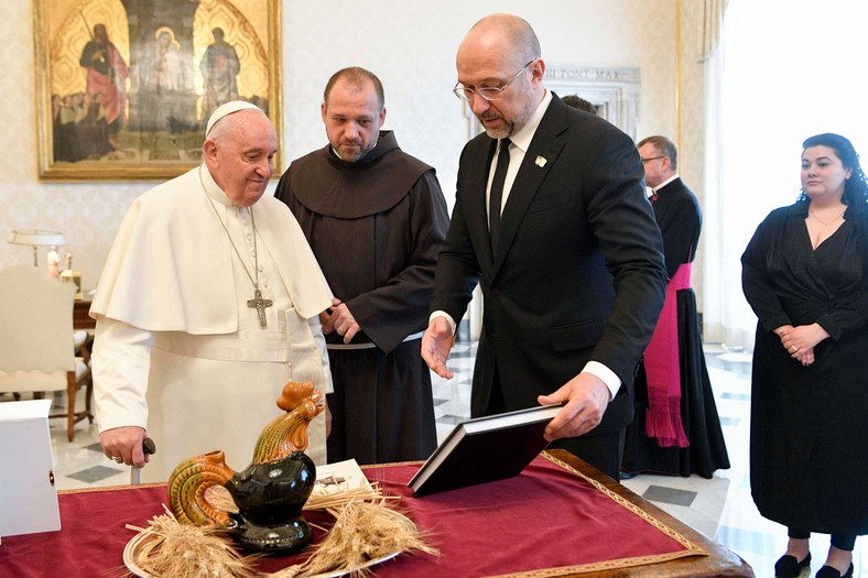 Premier Ukrainy na audiencji u papieża