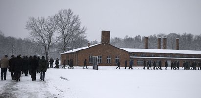 Żydzi uwięzieni w Auschwitz po rocznicowych uroczystościach