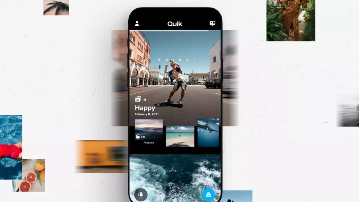 Ulepszona aplikacja Quik nie będzie wymagać kamery GoPro